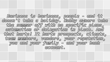 A Major Reason for Failure