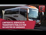 Suspenden corridas de autobuses a Ixtapan de la Sal, Cuernavaca y Taxco