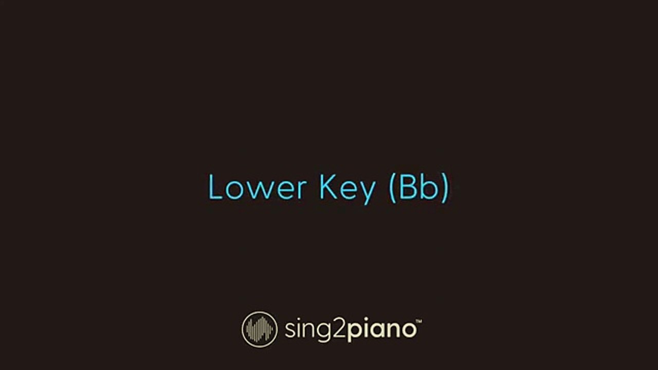 Somewhere Over The Rainbow (Lower Piano Karaoke) Ariana Grande