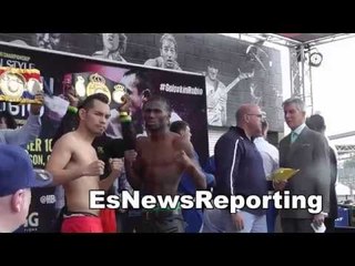 donaire vs walters weigh in and faceoff EsNews boxing