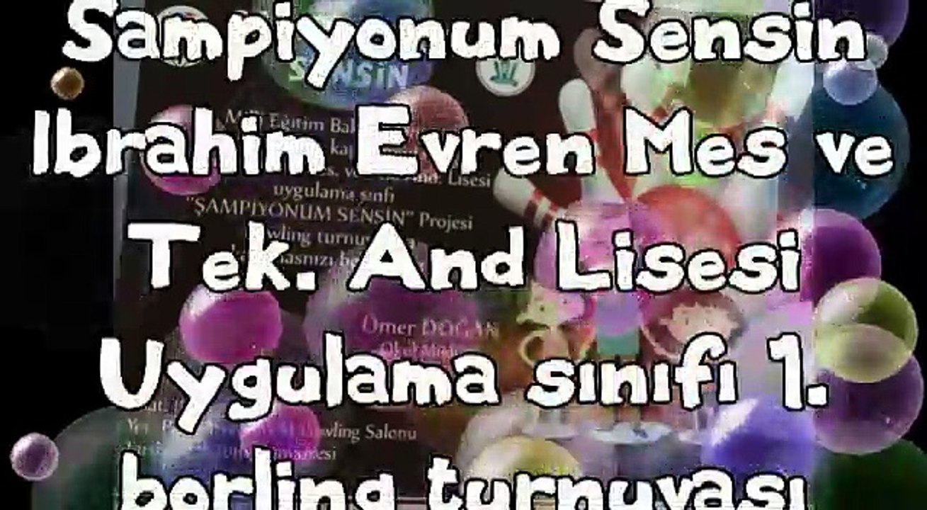 şampiyonum sensin / e-twinning iemtal uygulama sınıfı 1. bowling turnuvası tanıtım video