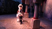 WARMEST HUG EVER! Baby Meets Olaf for the First Time in the Frozen Fun Cen