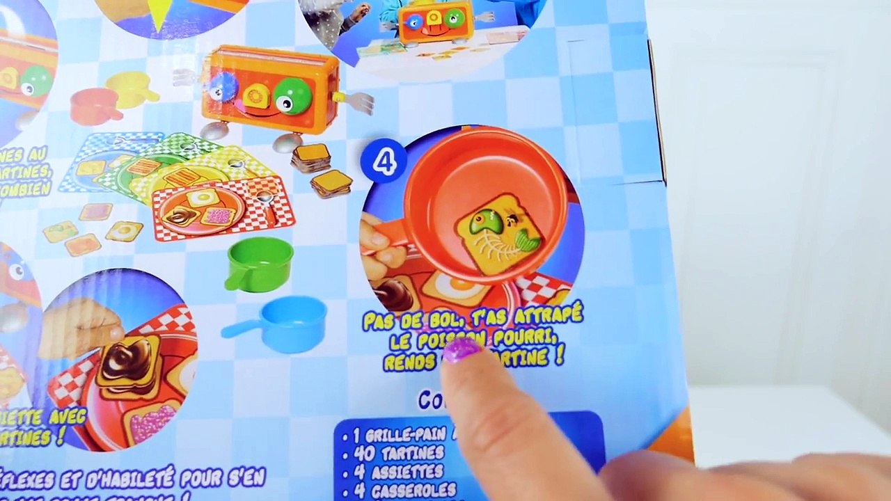 JEU - TRAP'TARTINE - Le p'tit dèj à ressorts !  - Jeu de société