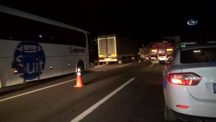 Tem Otoyolunda Zincirleme Kaza; 1 Yaralı