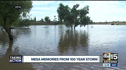 Valley remembers historic neighborhood, street flooding