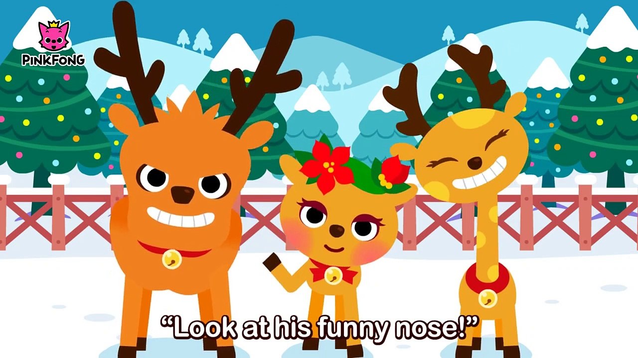The Red Nosed Reindeer Rudolph _ Christmas Carols _ Pinkfong Songs for Children-d9N_vC8Y2fg