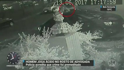 Homem joga ácido no rosto de advogada