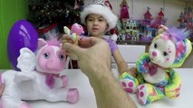 CUTE Pony Surprise Toys & Colorfdfgrul Bear Toy Surprises   Giant Egg Surprise Opening Disney Princ