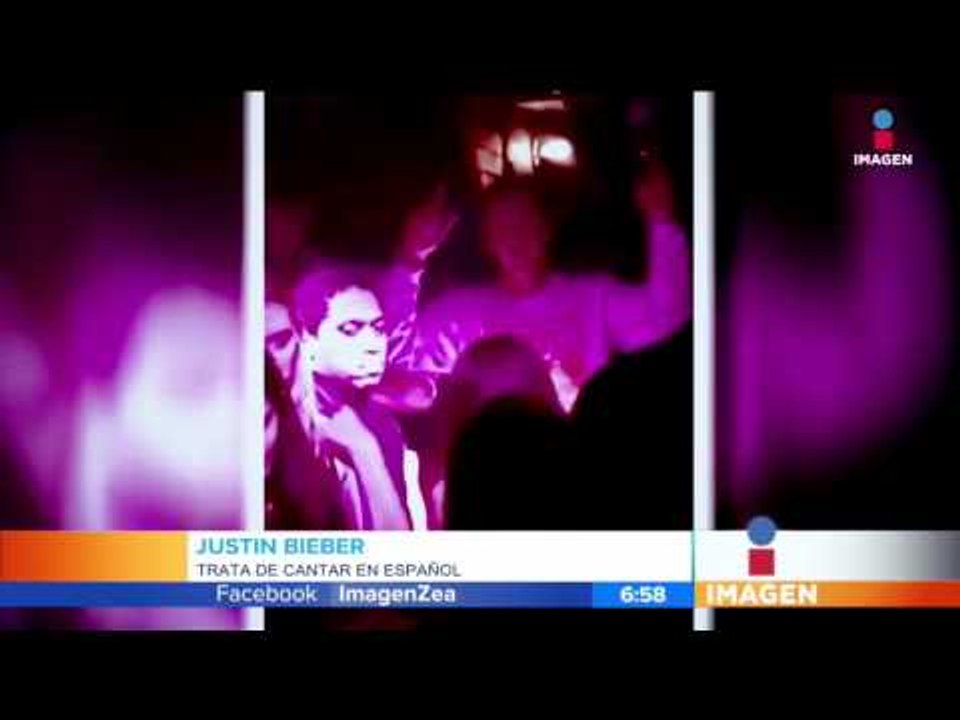 Justin Beiber no pudo cantar "Despacito" en español | Imagen Noticias con Francisco Zea