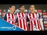 Chivas presenta a Pereira, Rodríguez y Castro, refuerzos para el Torneo Clausura 2014