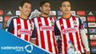 Chivas presenta a Pereira, Rodríguez y Castro, refuerzos para el Torneo Clausura 2014