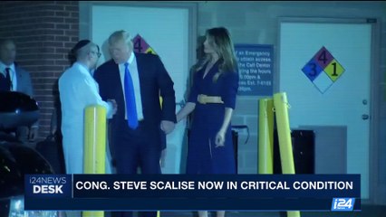 i24NEWS DESK | Cong. Steve Scalise now in critical condition | Thursday, June 15th 2017