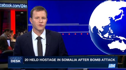 i24NEWS DESK | 20 held hostage in Somalia after bomb attack | Thursday, June 15th 2017
