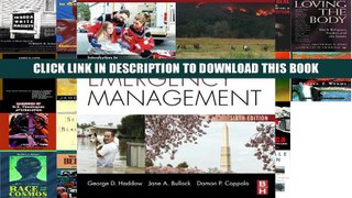 [PDF] Full Download Introduction to Emergency Management, Sixth Edition Read Popular