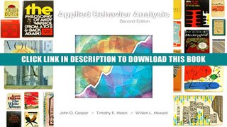 [Epub] Full Download Applied Behavior Analysis (2nd Edition) Read Online
