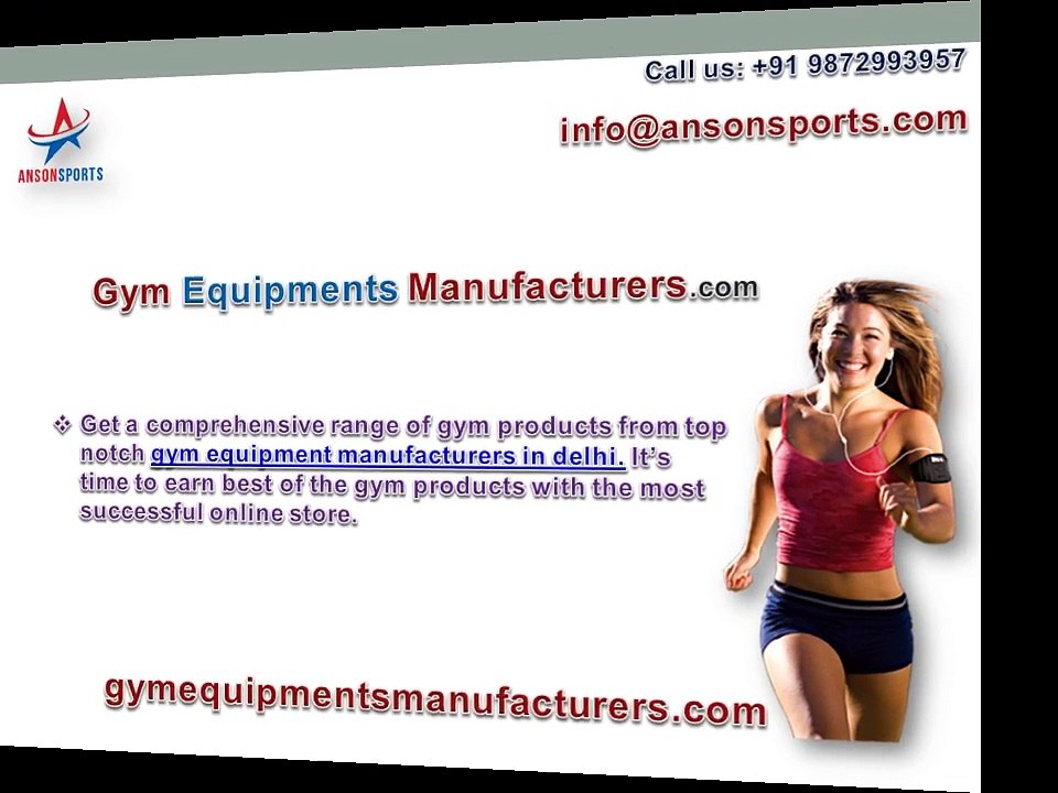 Gym equipments manufacturers in india