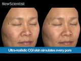 375.Ultra-realistic CGI skin simulates every pore