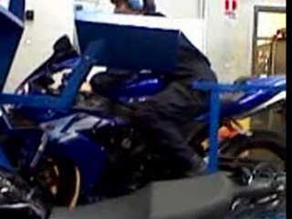 test R1 sur banc d'essaie 270 KM/h