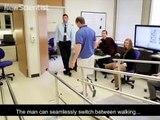 360.Man controls robotic leg using thoughts alone