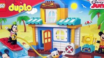 LEGO DUPLO Disney Junior Mickey & Friends Beach House (10827) - Toy Unboxing, Build & Play