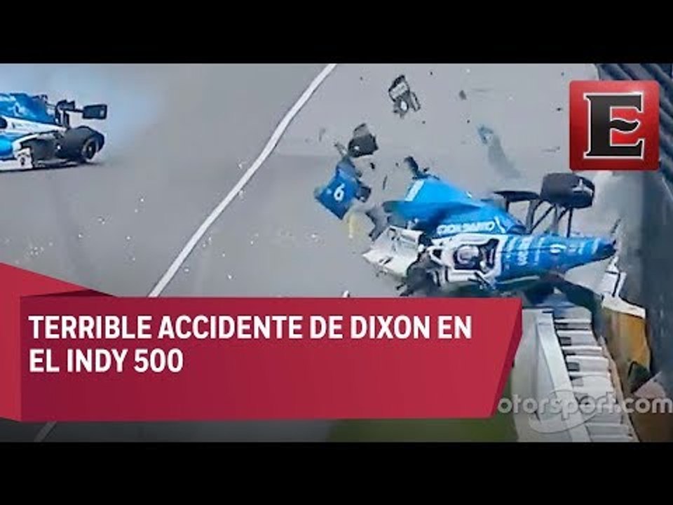 Video: Fuerte accidente en el Indy 500