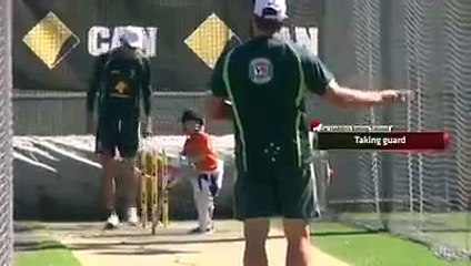 David Warner's son playing Cricket like professionals