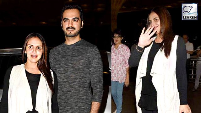 Pregnant Esha Deol Leaves For Babymoon With Hubby Bharat Takhtani