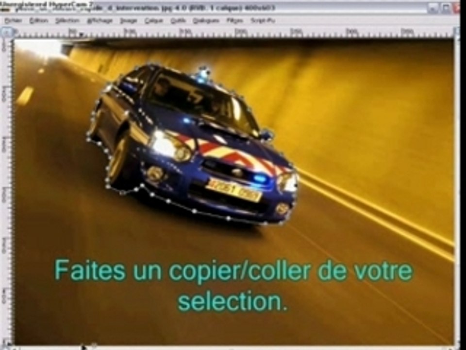Tutorial vitesse d'une image