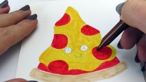 KAWAII DIY PIZZA selber machen _ süßes Junk Food für Einladu