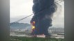 Giant fire breaks out at Mexico state oil company's largest refinery