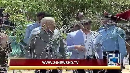 PM Nawaz Sharif reaches Judicial Academy in tight security - 24 News HD