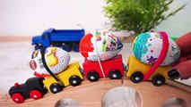 Trucks and lor kids. Toys Cars - Surprise Eggs. Video for c