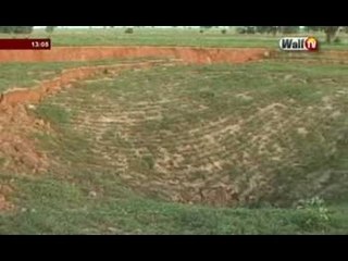 Kaolack/Keur Paffa Boury: La terre glisse et engloutit des terres cultivées ( regardez)