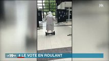 France : Une religieuse va voter... en hoverboard et fait le buzz ! Regardez