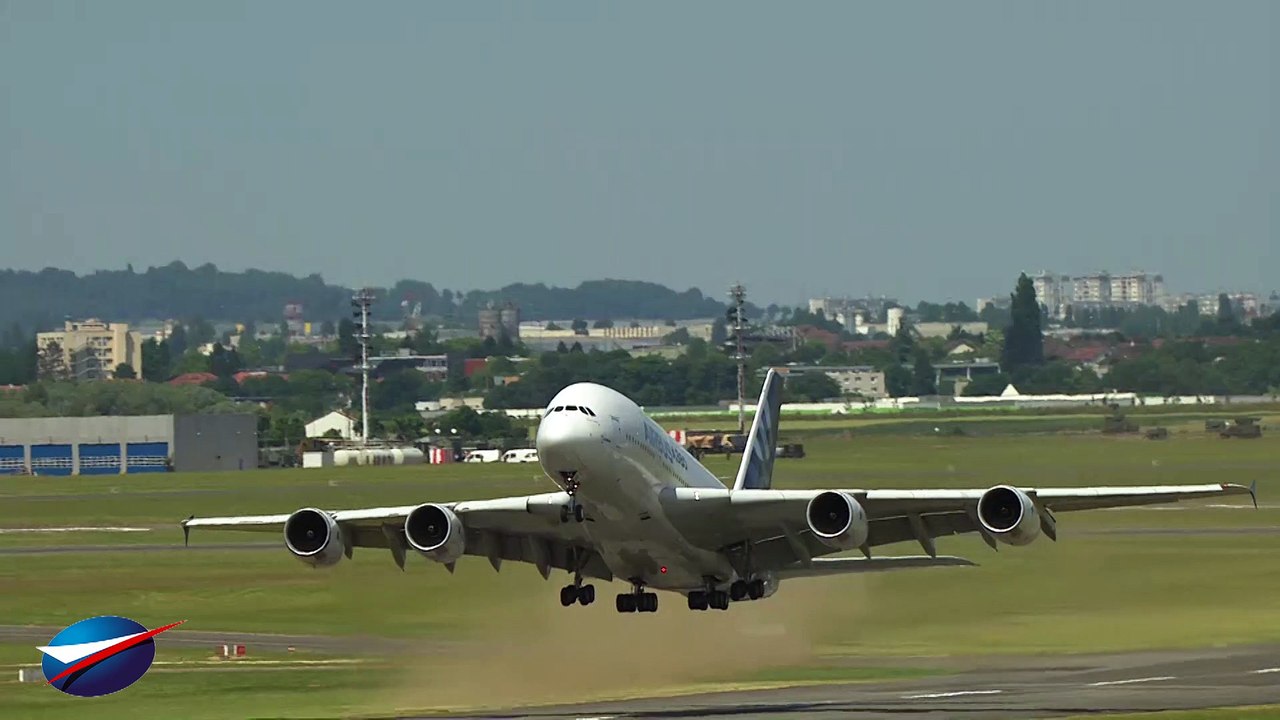 Vol d'entraînement A380 - Salon du Bourget 2017