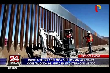 EEUU: muro en frontera con México se empezaría a construir en marzo del 2018