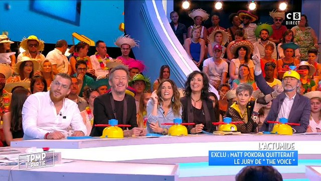 Les chroniqueurs de TPMP se demandent si M Pokora a été viré de The Voice ou s'il est parti - Regardez