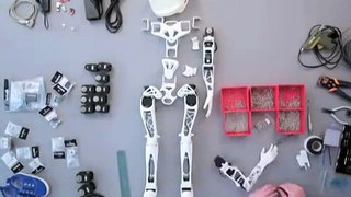 317.First 3D-printed, open-source humanoid robot