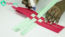 3D Snowflake DIY Tutorial - How to Make 3D Paper Snowflakes for homemade