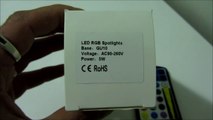 ★LED GU10 5W RGB Remote Controlled Colour Changing Spotlig