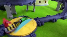 Chuggington Jumping rotation large garage, Thomas the Tank Engine Tomic