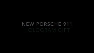 New Porsche 911 hologram video 3d Commercial by Porsche 2016 2