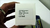 ★LED GU10 5W RGB Remote Controlled Colour Changing Spotli