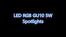 ★LED GU10 5W RGB Remote Controlled Colour Changing Spotli