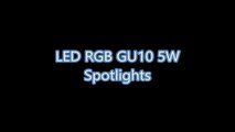 ★LED GU10 5W RGB Remote Controlled Colour Changing Spotl
