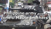 Philippine army arrests one of Maute brothers