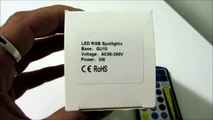 ★LED GU10 5W RGB Remote Controlled Colour Changing Spot