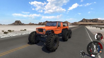 BeamNG Drive - BEAST HOPPER VS B