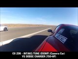 122.C6 Z06 (Intake_Tune)(550HP) vs Dodge Charger (750 HP) - Airstrip Attack - Shift-S3ctor