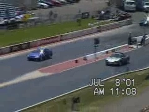 Street Racing - Honda Civic Si turbo vs State Trooper Camaro